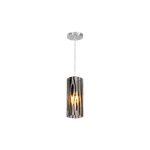 Pendente Mirage Zb Cromo P/ 1 Lampada E27 10x10x27