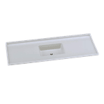 Pia Sintética STD Granito 150x50cm Gelo