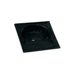 Tanque Sintético Simples 60x60cm Pedra Escura(Preto)