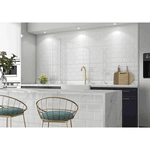 Revestimento Azulejo Branco HD 34X60 A-LC 2.10m² - FORMIGRES