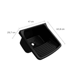 Tanque De Plástico TQ-0 47Cm Preto - ASTRA