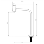 Torneira Lavatório Mesa Alta 4350 1/4V Slim Pluss 5510 - LEÃO METAIS