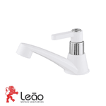 Torneira Lavatório Mesa 1094 1/4V C63 Branca Plastic 6324 - LEÃO METAIS