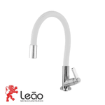 Torneira Cozinha Mesa 1367 1/4V C63 White / Cromado ABS 9262 - LEÃO METAIS