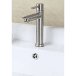 Torneira Lavatório Mesa Baixa 1/4V 3294 Aço Inox Escovado 304 - LEÃO METAIS
