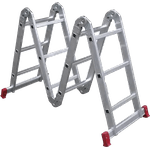 Escada Aluminio Articulavel 12 Degraus 4X3 13 Posições
