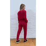 Conjunto Comfy Plush Cotelê Cereja