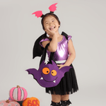 Look Morcego Baby Preto Halloween