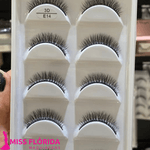 Cilios postiços 3D E14 cartela com 5 pares 