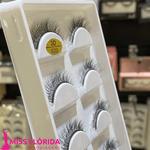 Cilios postiços 3D X09 cartela com 5 pares 
