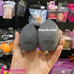 Esponja para base cinza Nina MakeUp