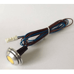 Ponto Led em inox 12V Redondo 1,4W 