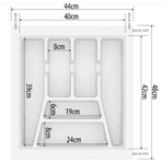 Organizador Talher 440a403mm x 480a415mm x 50mm 