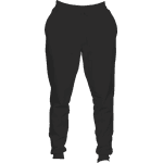 Calça Moletom Preto Liso Algodão Mácio Várias Cores Slim