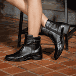 Bota Molly Feminino Cano Médio Preto