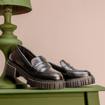 Mocassim Molly Feminino Tratorado Preto