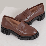 Mocassim Molly Feminino Tratorado Capuccino