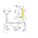 MANGUEIRA DA CAIXA DE DIRECAO ( DA BOMBA PARA CAIXA) DA DEFENDER E DISCOVERY 1 - ANR6656 - MARCA ALLMAKES