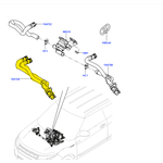 MANGUEIRA DO AQUECEDOR (AR QUENTE) DA FREELANDER 2, EVOQUE, DISCOVERY SPORT E VOLVO - LR019276 - MARCA ALLMAKES