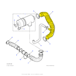 MANGUEIRA DO FILTRO AR DA DEFENDER 300TDI - ESR2731 - MARCA ALLMAKES