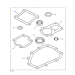 KIT DE JUNTAS DA CAIXA DE MARCHAS LT77 DA DEFENDER, DISCOVERY 1 E RANGE ROVER CLASSIC - RTC6797 - MARCA ALLMAKES