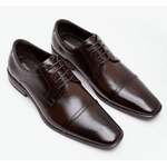 Sapato Social Democrata Metropolitan Vega Marrom 055201-002
