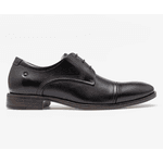 Sapato Social Democrata Smart Comfort Madison Hi-Soft 32 Preto Cadarço 255106-001