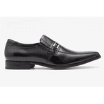 Sapato Casual De Couro Democrata Metropolitan Prime Preto sem Cadarço 244102-001