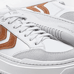 Tênis Feminino Democrata Ela Block Branco / Telha 616102-001