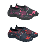 Kit 2 Sapatilhas Aquáticas Náuticas Blaqueadas - Geométrico Rosa e Vermelho 