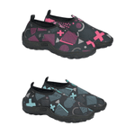 Kit 2 Sapatilhas Aquáticas Náuticas Blaqueadas - Geométrico Rosa e Azul