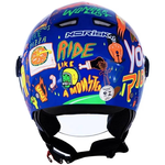 Capacete Norisk Orion Free - Azul Laranja