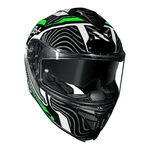 Capacete Norisk Strada Ii Fusion - Branco/preto/verde