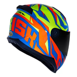 Capacete Norisk Ff802 Razor Cutting - Azul Amarelo