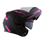 Capacete Norisk Ff345 Route Motion - Preto Rosa