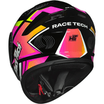 Capacete Race Tech Hit Draw - Preto/rosa