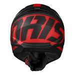 Capacete Norisk Ff802 Razor - Full Preto Fosco Vermelho