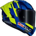 Capacete Ls2 Ff805 Thunder C Gas - Azul Amarelo