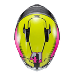 Capacete Texx Raptor Hornet - Verde/rosa/branco