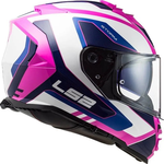 Capacete Ls2 Ff800 Storm Techy - Branco Rosa