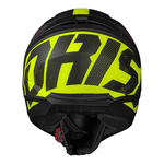 Capacete Norisk Ff802 Razor Full - Preto Fosco/amarelo