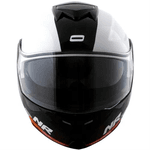 Capacete Norisk Ff345 Route Chance - Branco Vermelho Preto