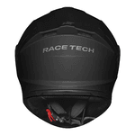 Capacete Race Tech Hit Monocolor - Preto Fosco.