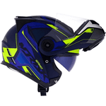 Capacete Norisk Ff345 Route Speedmax - Azul Amarelo