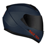 Capacete Race Tech Sector Monocolor - Azul Fosco.