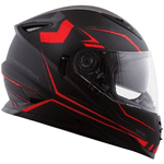Capacete Norisk Ff302 Target - Preto Vermelho