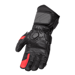 Luva X11 Racer 2 - Preto Cinza Vermelho