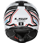Capacete Ls2 Ff808 Stream Ii Maze - Branco Preto 