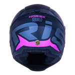 Capacete Norisk Ff802 Razor Squalo - Preto Rosa