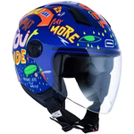 Capacete Norisk Orion Free - Azul Laranja